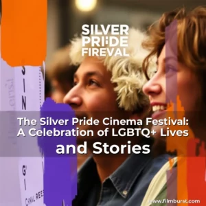 Artistic representation for The Silver Pride Cinema Festival: A Celebration of LGBTQ+ Lives and Stories