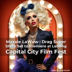 Artistic representation for Maxxie LaWow : Drag Super Shero Set to Premiere at Lansing Capital City Film Fest