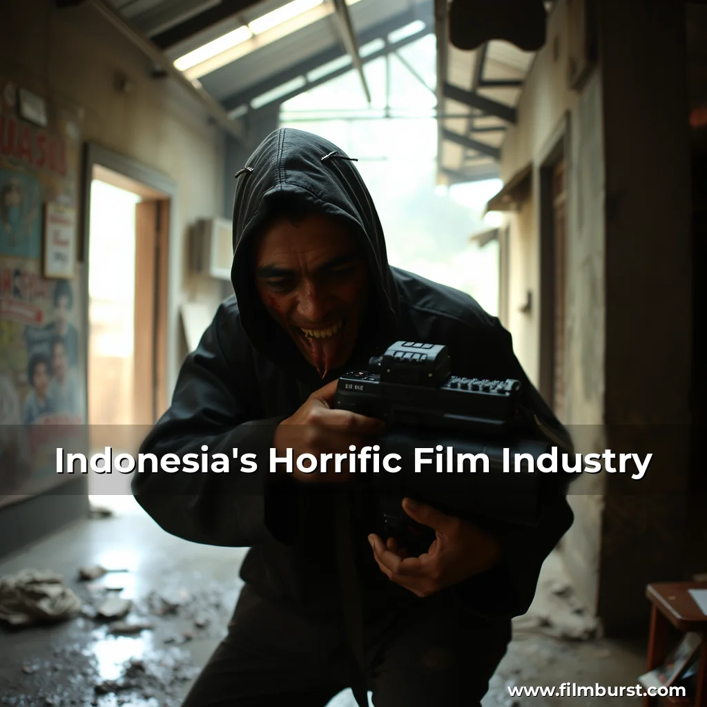 Artistic representation for Indonesia's Horrific Film Industry