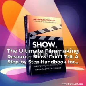 Artistic representation for The Ultimate Filmmaking Resource: Show, Don’t Tell: A Step-by-Step Handbook for Aspiring Screenwriters, Producers, Directors
