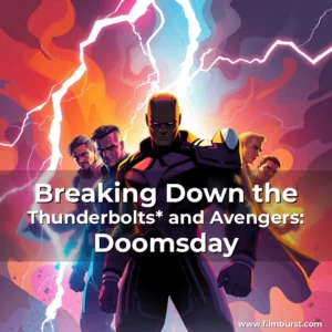 Artistic representation for Breaking Down the Thunderbolts* and Avengers: Doomsday