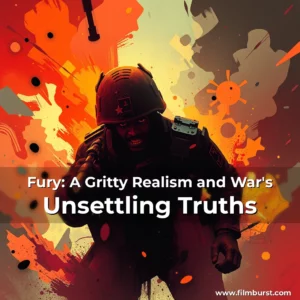 Artistic representation for Fury: A Gritty Realism and War's Unsettling Truths