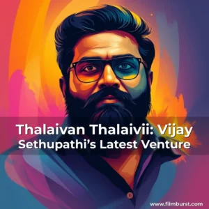 Artistic representation for Thalaivan Thalaivii: Vijay Sethupathi’s Latest Venture