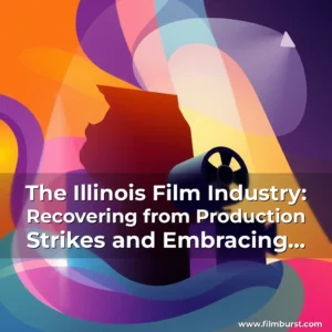 Artistic representation for The Illinois Film Industry: Recovering from Production Strikes and Embracing Innovation