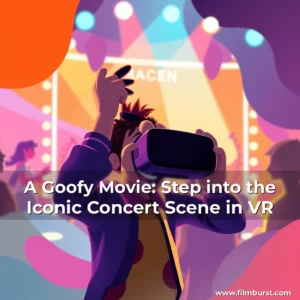 Artistic representation for A Goofy Movie: Step into the Iconic Concert Scene in VR