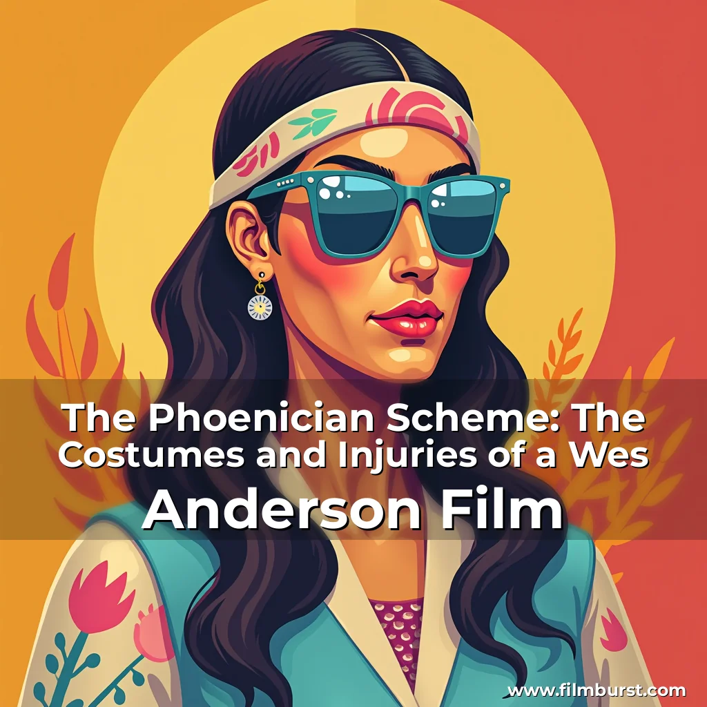 Artistic representation for The Phoenician Scheme: The Costumes and Injuries of a Wes Anderson Film