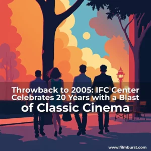 Artistic representation for Throwback to 2005: IFC Center Celebrates 20 Years with a Blast of Classic Cinema