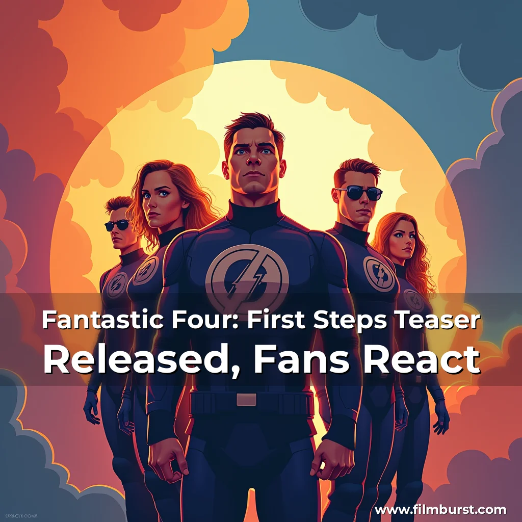 Artistic representation for Fantastic Four: First Steps Teaser Released, Fans React