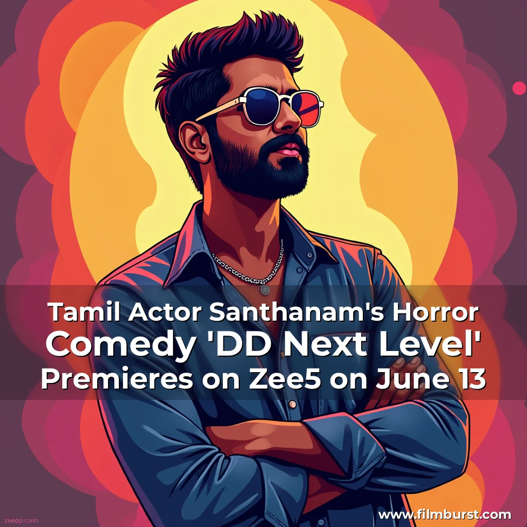 Read more about the article Tamil Actor Santhanam’s Horror Comedy ‘DD Next Level’ Premieres on Zee5 on June 13