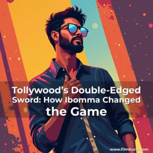Artistic representation for Tollywoodâs Double-Edged Sword: How Ibomma Changed the Game