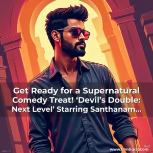 Artistic representation for Get Ready for a Supernatural Comedy Treat! ‘Devil’s Double: Next Level’ Starring Santhanam Premieres on ZEE5