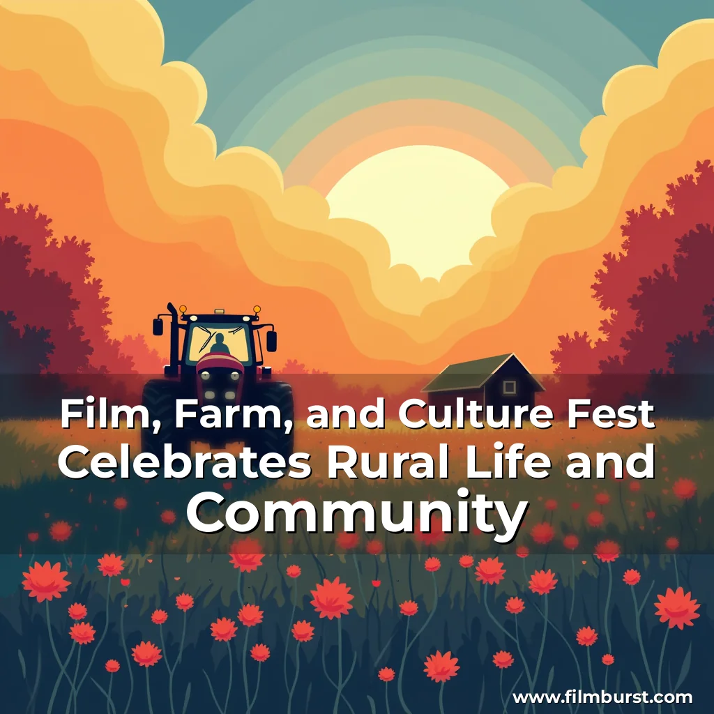 Artistic representation for Film, Farm, and Culture Fest Celebrates Rural Life and Community