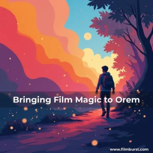 Artistic representation for Bringing Film Magic to Orem