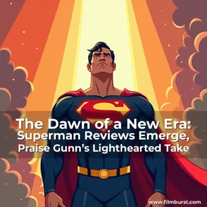 Artistic representation for The Dawn of a New Era: Superman Reviews Emerge, Praise Gunn’s Lighthearted Take