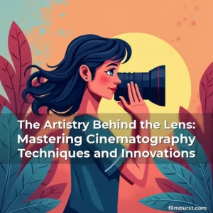 Artistic representation for The Artistry Behind the Lens: Mastering Cinematography Techniques and Innovations