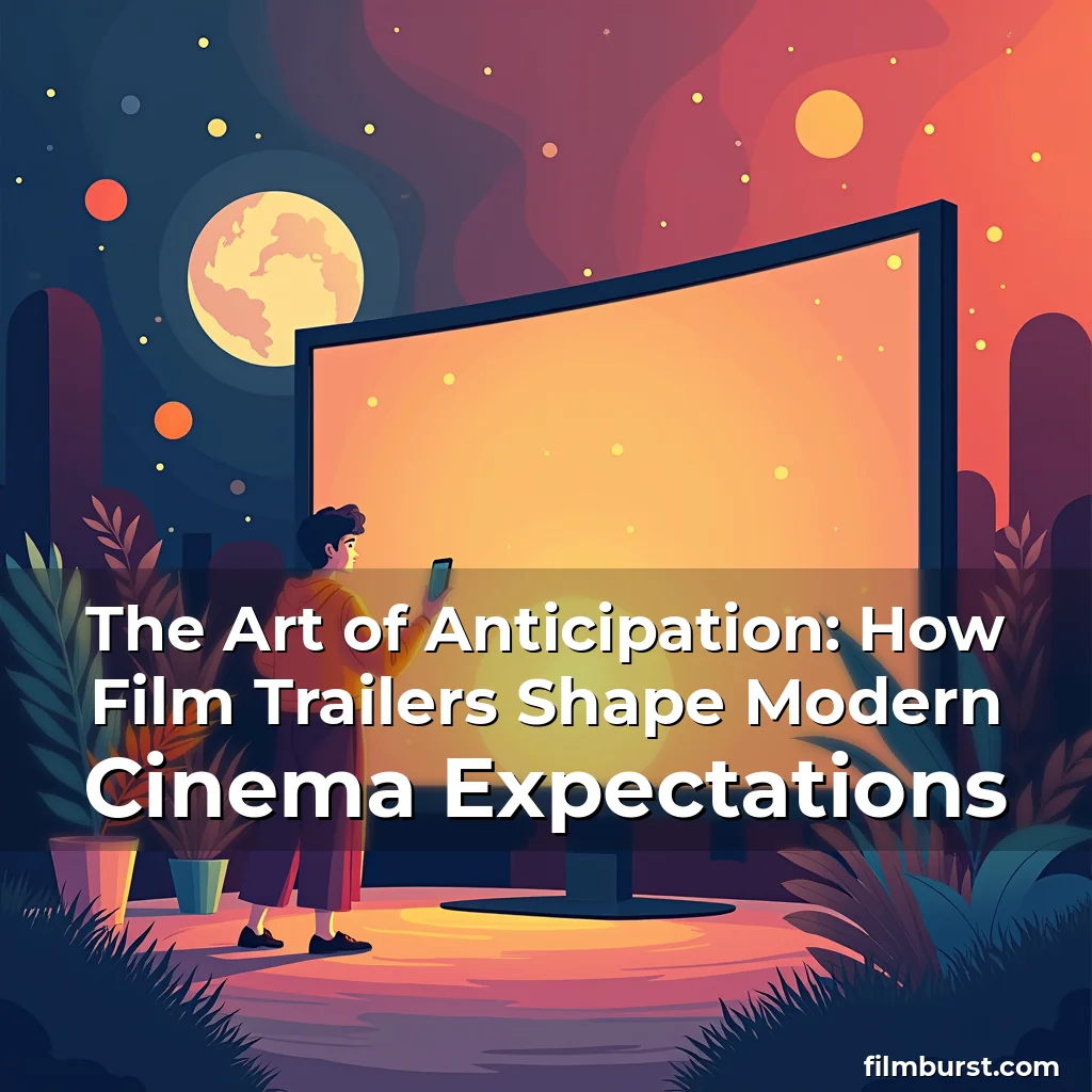Artistic representation for The Art of Anticipation: How Film Trailers Shape Modern Cinema Expectations