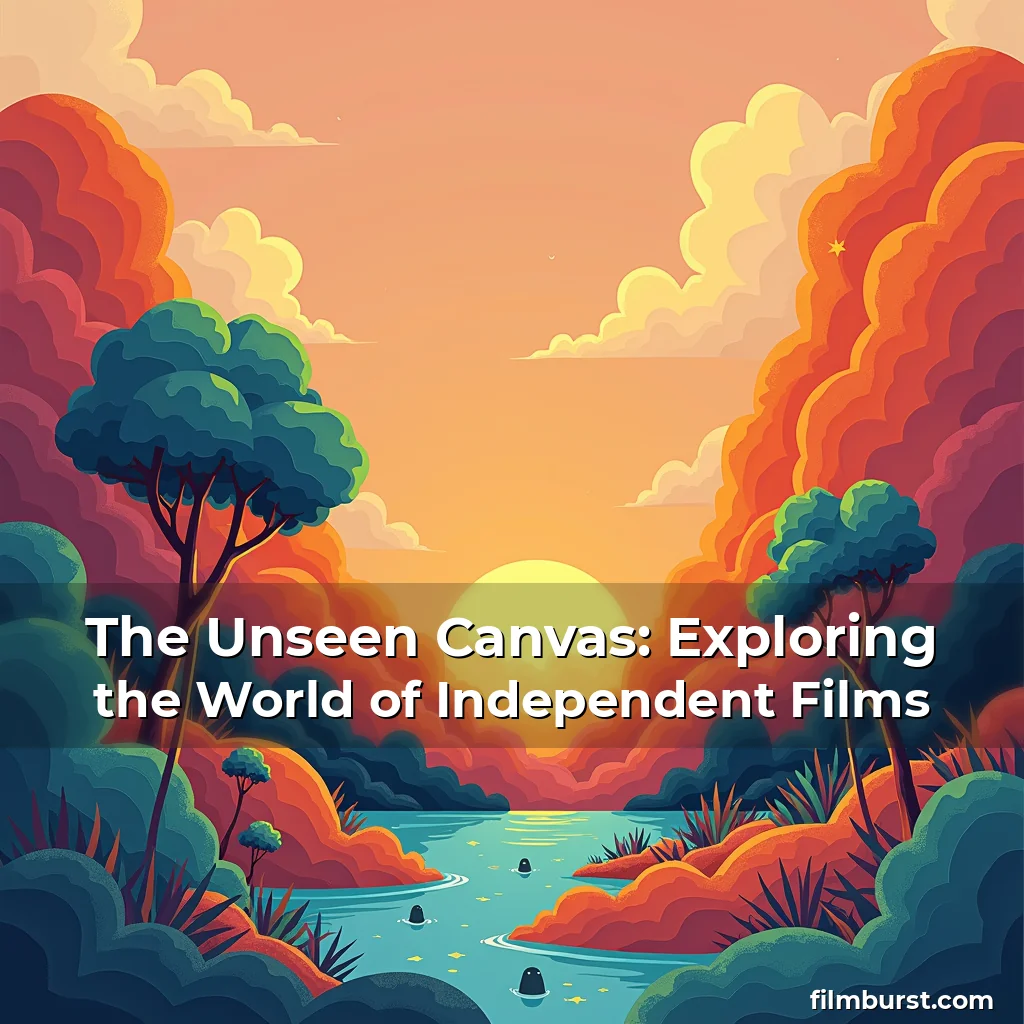 Artistic representation for The Unseen Canvas: Exploring the World of Independent Films
